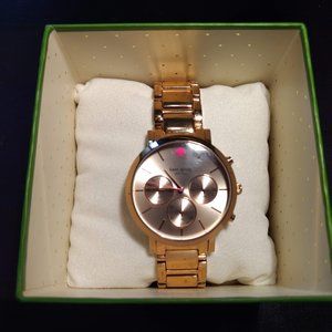 KATE SPADE ROSE GOLD CHRONOGRAPH WATCH